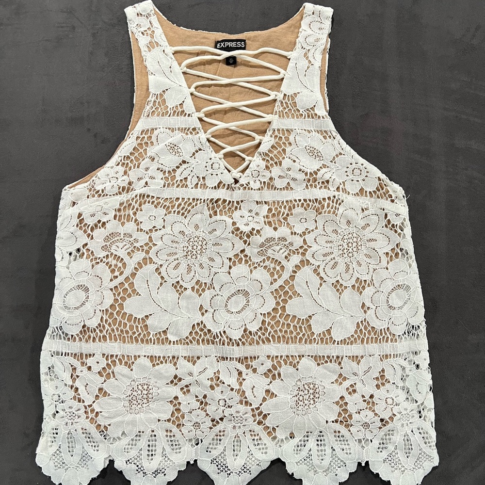 EXPRESS Lace Woman’s Tank - Size XS